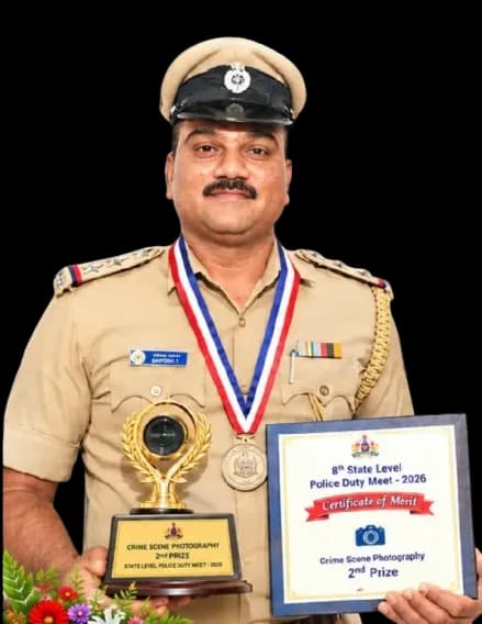 ಕ್ರೈಂ ಸೀನ್ ಫೋಟೋಗ್ರಫಿ ಸ್ಪರ್ಧೆಯಲ್ಲಿ ಸಾಧನೆ; ಬೀದರ ಜಿಲ್ಲಾ ಪೊಲೀಸ್ ಇಲಾಖೆಗೆ ಹೆಮ್ಮೆ